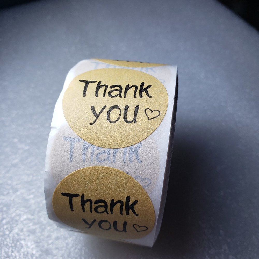 100 pieces Thank you Stickers - Picture 3 of 5